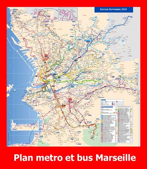 Plan de métro et bus. Marseille. | Plan de métro, Marseille, Métro