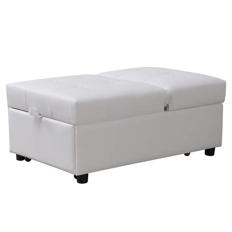 Michelle Convertible Ottoman Bed (White) – TAF Furniture