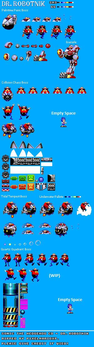 Sonic CD Master System/Game Gear - Dr. Eggman by PixelMarioXP on DeviantArt