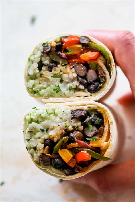 The Ultimate Vegetarian Burrito - Dishing Out Health