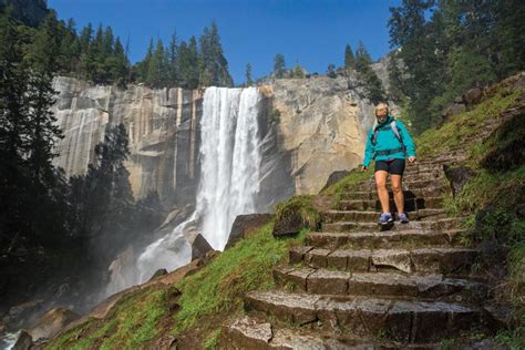 mist trail yosemite national park - מגלים את אמריקה