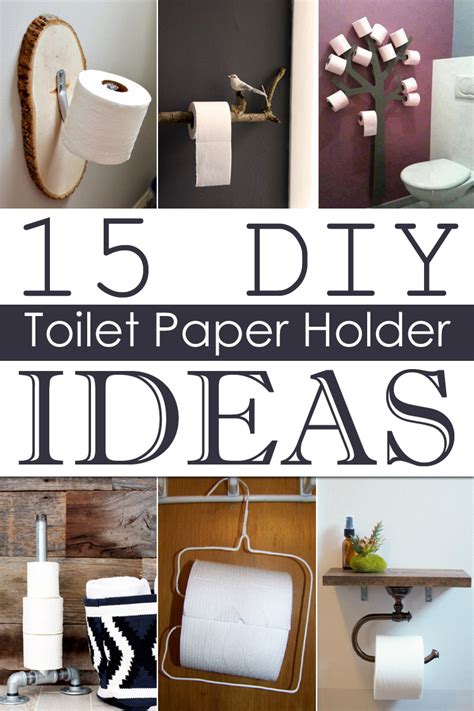 15 DIY Toilet Paper Holder Ideas