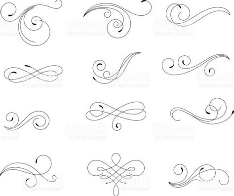 Calligraphy Lines Free Vector Art - (1,654 Free Downloads ...