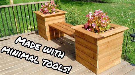 Diy Planter Box With Bench Seat Plans And Designs In India ...