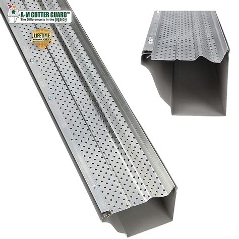 Buy A-M Gutter Guard - 5" (200 Feet, Mill Finish) Heavy-Duty Aluminum ...