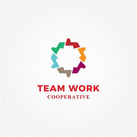 Premium Vector | Teamwork logo design ideas