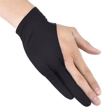 Free Size 2 Finger Tablet Drawing Anti Touch Gloves For iPad Pro 9.7 10 ...