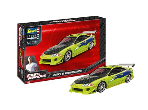 Revell 1:25 Fast & Furious Brian's 1995 Mitsubishi Eclipse (Model Set) 467691