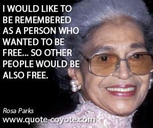 Rosa Parks Freedom Quotes. QuotesGram