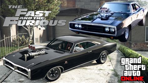 GTA 5 - F&F 1 Movie Build - Dom's 1970 Dodge Charger - Imponte Beater ...