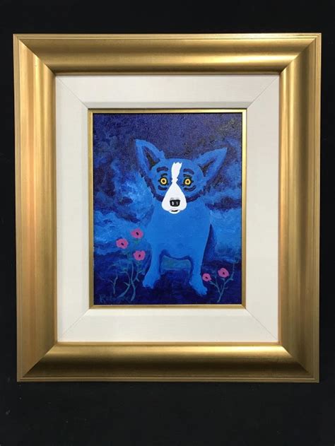 Sold Price: Signed Original George RODRIGUE Blue Dog Painting - September 3, 0119 10:00 AM EDT