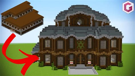 Minecraft How To Build A Woodland Mansion