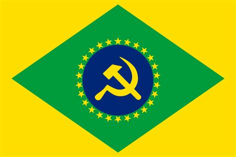 A flag for a communist Brazil. Feedback is appreciated. : r/vexillology