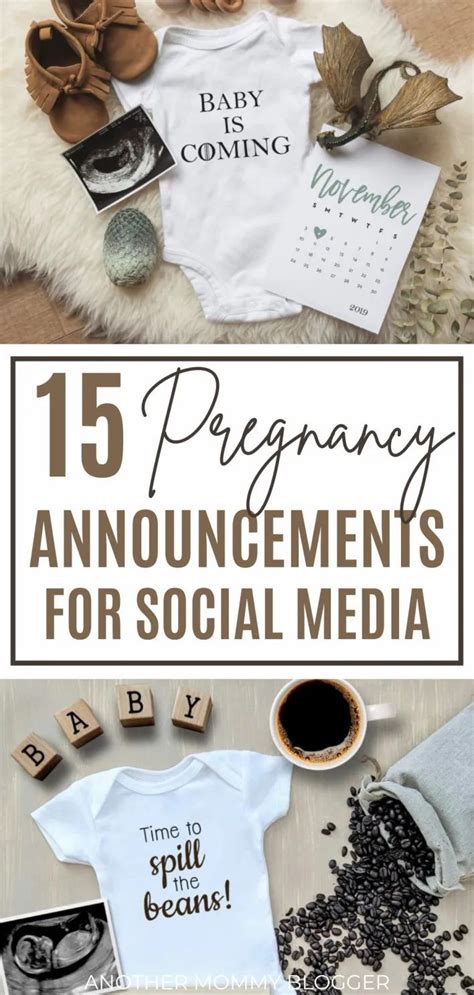 15 Social Media Pregnancy Announcement Ideas - Another Mommy Blogger | Mom pregnancy ...