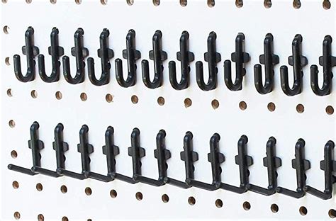 J & L Style Plastic Black Pegboard Locking Hooks Kits - Mulit-Packs | – JSP Manufacturing