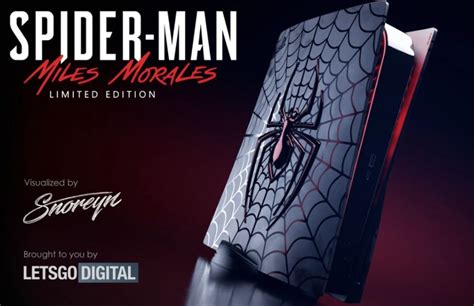 Spider-Man Miles Morales Limited Edition PS5 Console Concept Looks ...