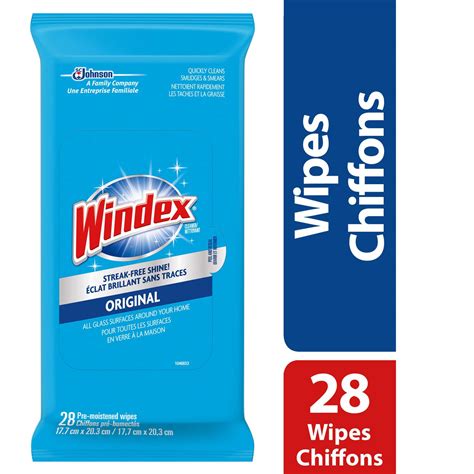 Windex Glass and Window Cleaner Wipes, 28 Wipes | Walmart Canada