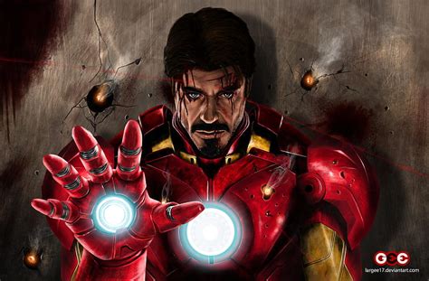 Iron Man Hand Laser Wallpaper