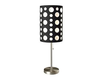 33" Black-White Table Lamp