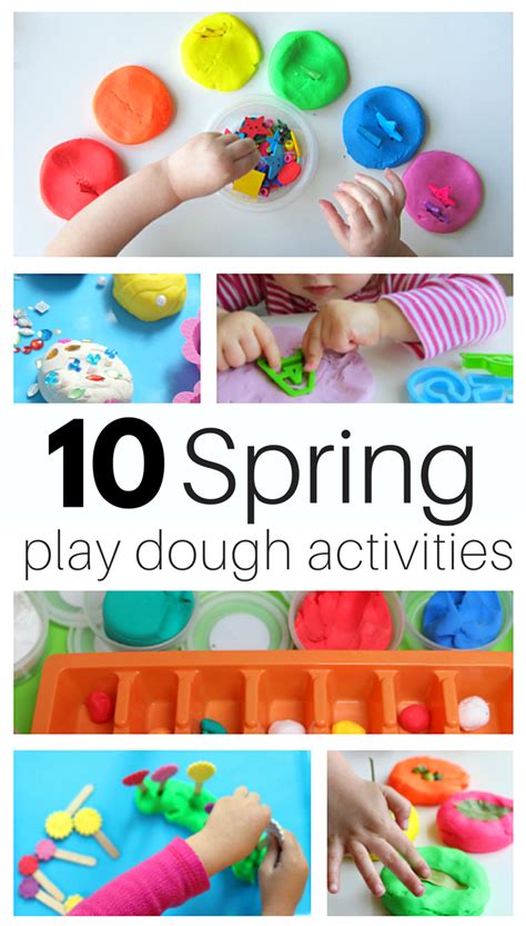 Spring Play Dough Activities For Preschool | Playdough activities, Preschool crafts, Spring ...