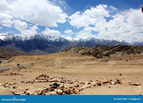 Ladakh Mountains stock image. Image of mountains, view - 26651069