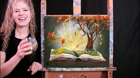 Learn How to Paint TURN THE PAGE TO AUTUMN with Acrylic - Paint & Sip ...