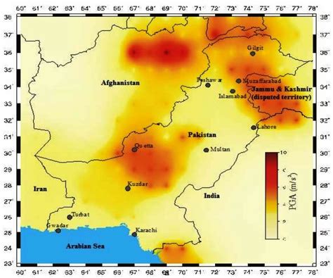 Seismic Hazard Map of Pakistan » National Seismic Monitoring Centre ...