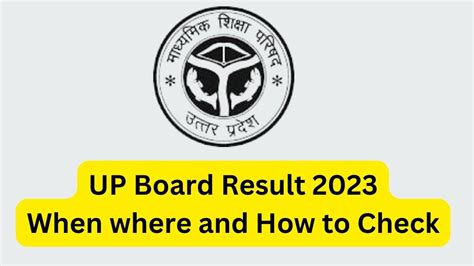 UP Board Result 2023 Declared: Know Where and How to Check UPMSP Class ...