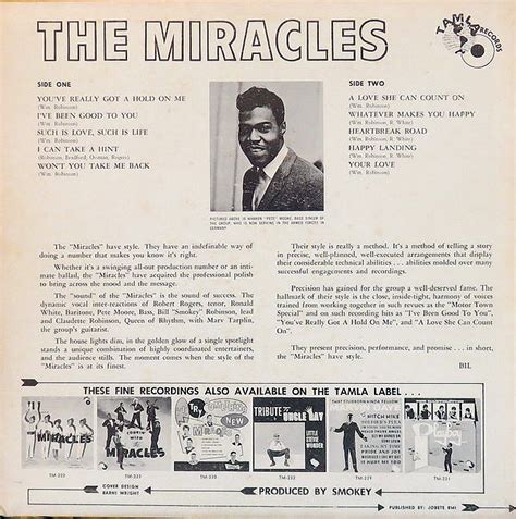 Classic Rock Covers Database: The Miracles - The Fabulous Miracles (1963)