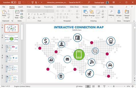 Connections Interactive PowerPoint Template