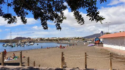 Playa Las Galletas - A very quiet and relaxed beach in Tenerife