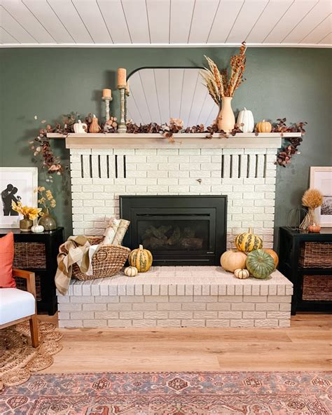 Simple Cozy Fall Fireplace Decor Ideas Sprucing Up Mamahood