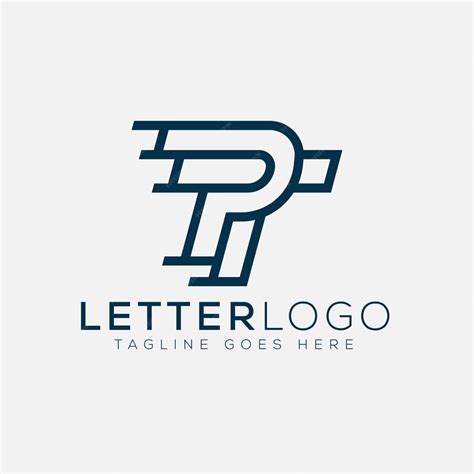 Premium Vector | Pt logo design template vector graphic branding elemen