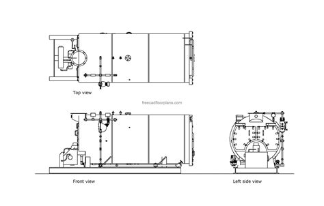 Steam Boiler - Free CAD Drawings