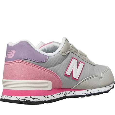 Buy New Balance Childrens 515 Trainers Grey/Pink