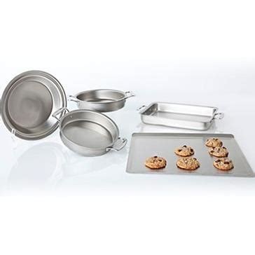 5-Piece Stainless Steel Bakeware Set – 360 Cookware