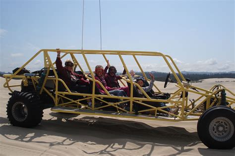 Sand buggy off the dunes in Oregon