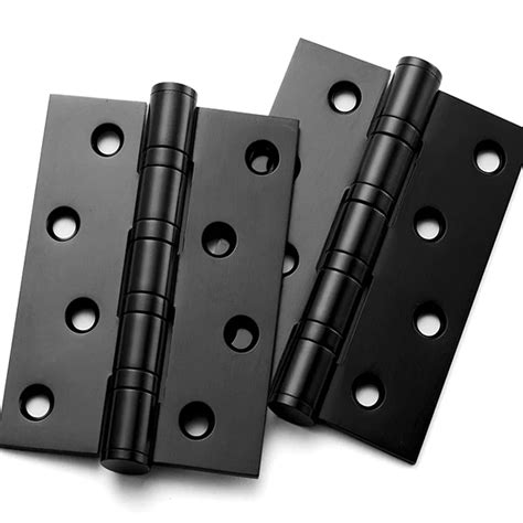 Black Stainless Steel Door Hinge 4 inch More Hardware Accessories Real ...