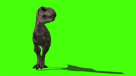 Gambar Jurassic Park Rex Roars Bites Animation Royalty Free Green Screen di Rebanas - Rebanas