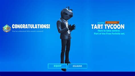 Fortnite: How to Get the Tart Tycoon Skin | Fortnite, Epic games, Punch cards