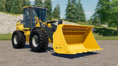 FS19 Mods John Deere 524K Wheel Loader Yesmods.com