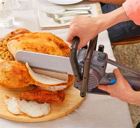 This Chainsaw Turkey Carving Knife Lets You Take Thanksgiving To The Next Level