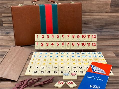 Vintage Rummy tile Game in carrying case Rummikub Rummy Retro | Etsy in 2021 | Rummy tiles ...