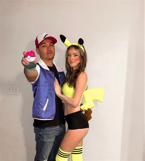 Pikachu and ash costume | Cute couple halloween costumes, Pokemon ...