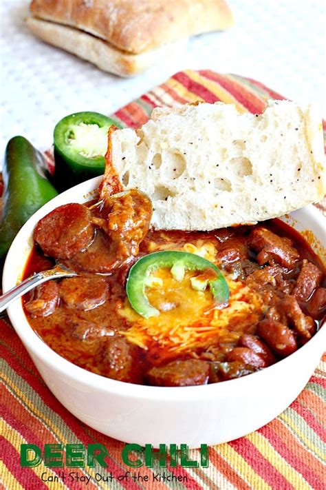 Deer Chili | Recipe | Deer chili, Venison backstrap recipes, Deer chili ...