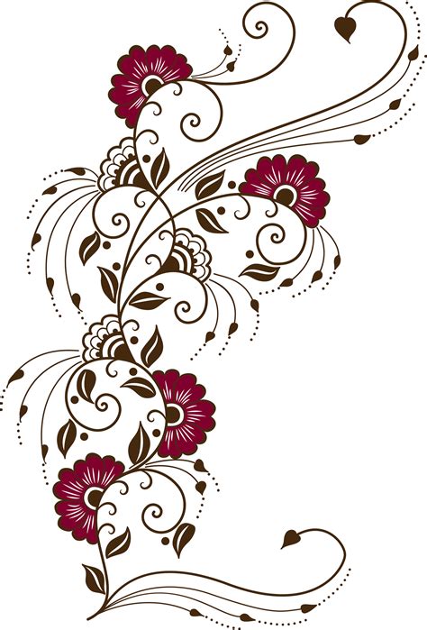 Abstract floral vector illustration | Vector flowers, Flower prints art ...