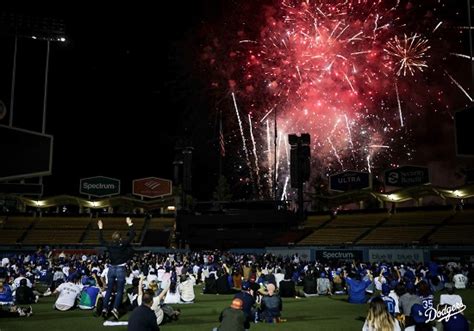 Friday Night Fireworks at Dodger Stadium | Think Blue LA