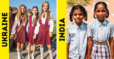 What Mandatory School Uniforms Look Like in 9 Different Countries / Bright Side