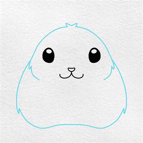 Cute Gerbil Drawing