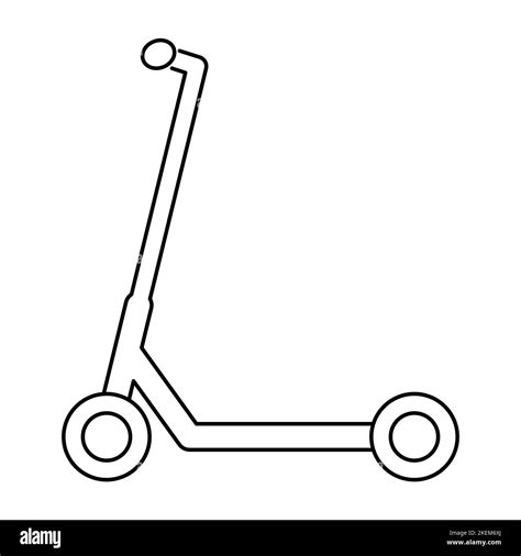 Electric scooter icon, urban flat eco friendly transport, vehicle vector illustration Stock ...